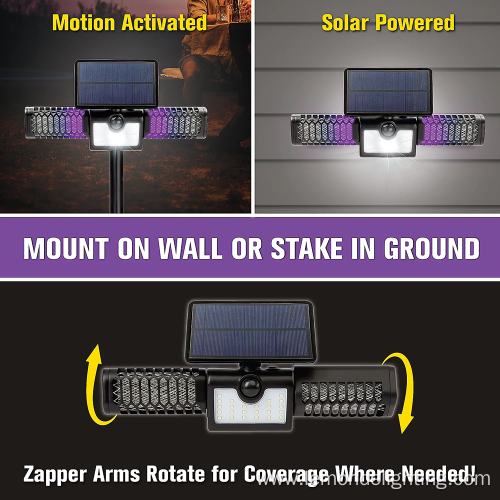 Solar Powered Wireless Landscape Wall Light